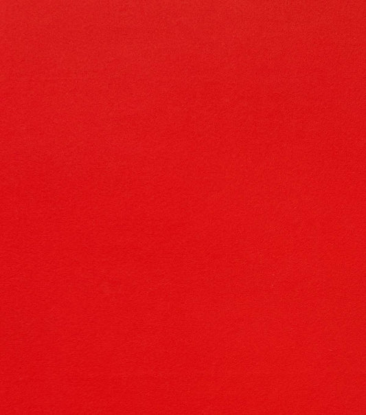 Heathered Red Solid Luxe Flannel Fabric