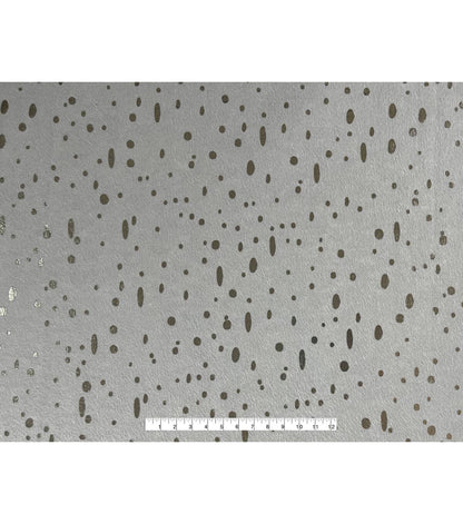 Speckle Gray Foil Flannel Fabric