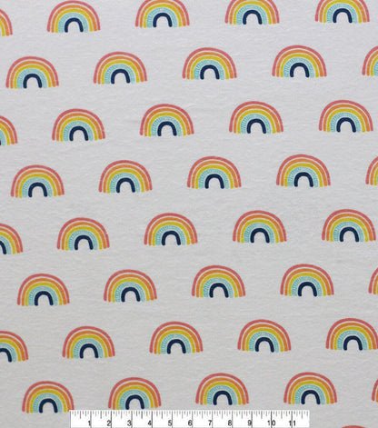 POP! Rainbow Super Snuggle Flannel Fabric