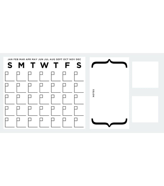 RoomMates Wall Decals Dry Erase Calendar