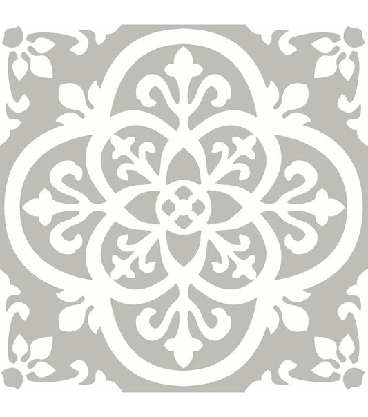 Floorpops Peel & Stick Floor Tiles-Gothic Grey