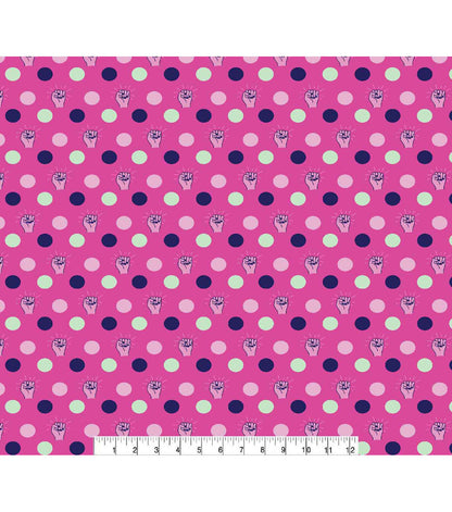 Girl Power Super Snuggle Flannel Fabric