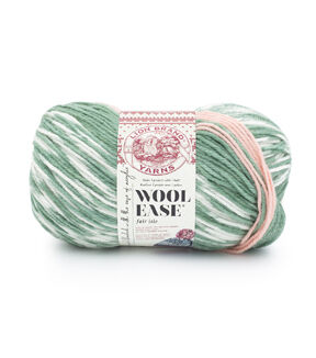 Lion Brand Ease Fair Isle 348yds Worsted Acrylic & Wool Yarn
