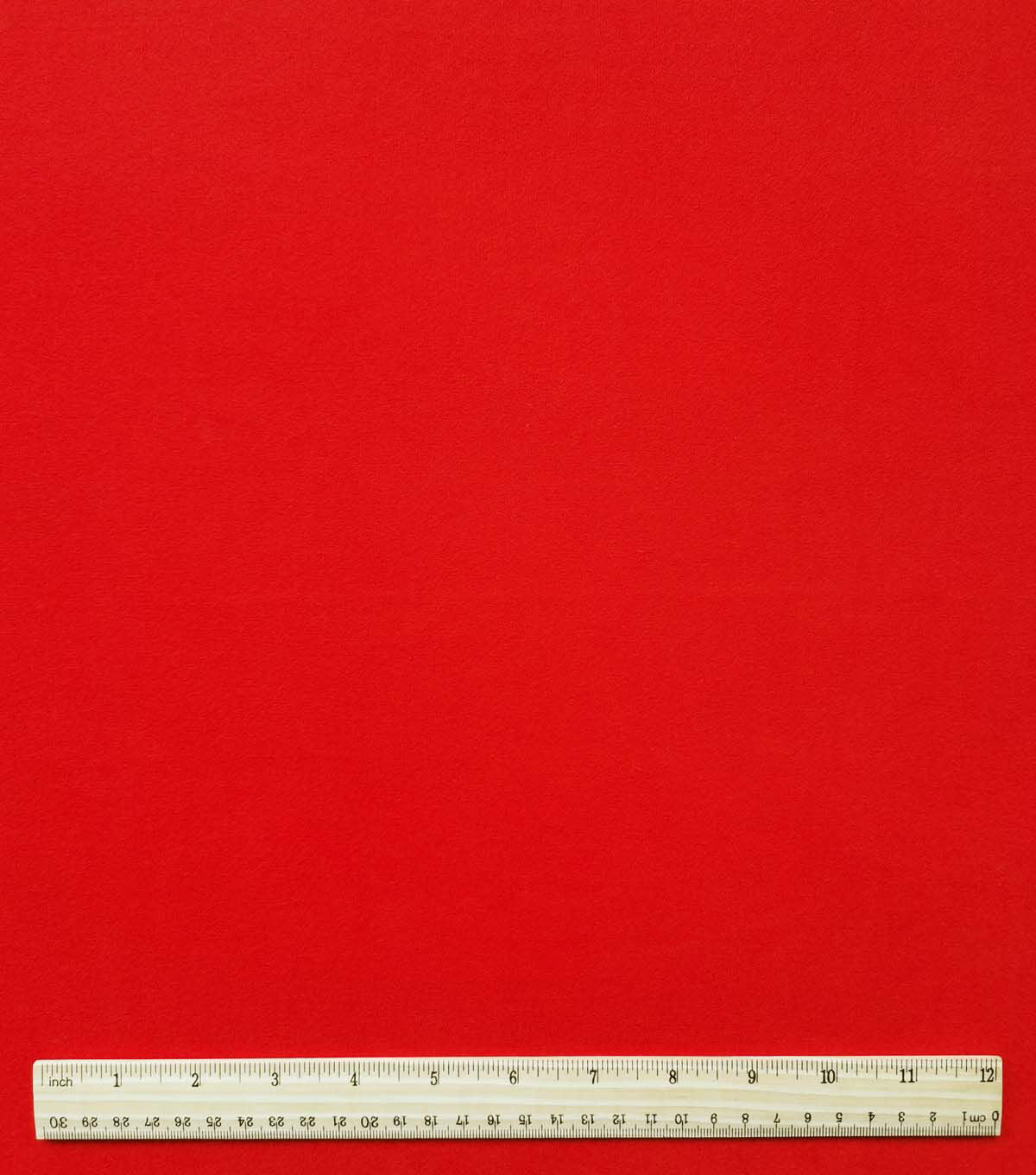 Heathered Red Solid Luxe Flannel Fabric