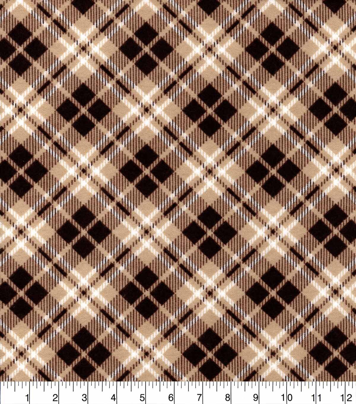 Diamond Plaid Super Snuggle Flannel Fabric