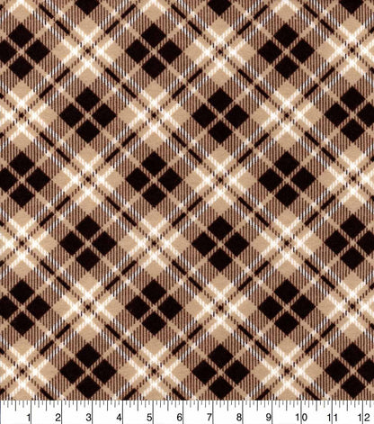 Diamond Plaid Super Snuggle Flannel Fabric