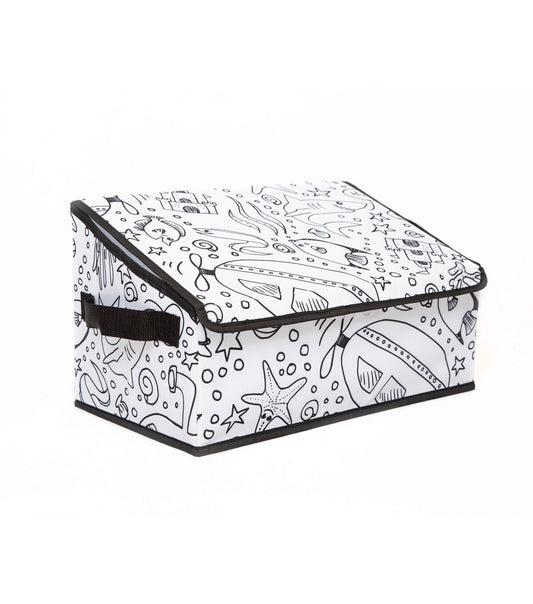14 x 8 Under the Sea Children’s Color In Storage Cube With Lid