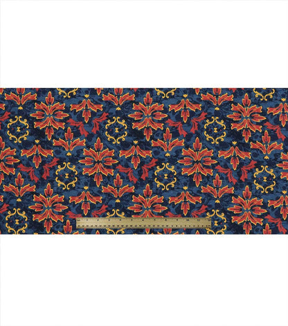 Blue Symmetrical Super Snuggle Flannel Fabric