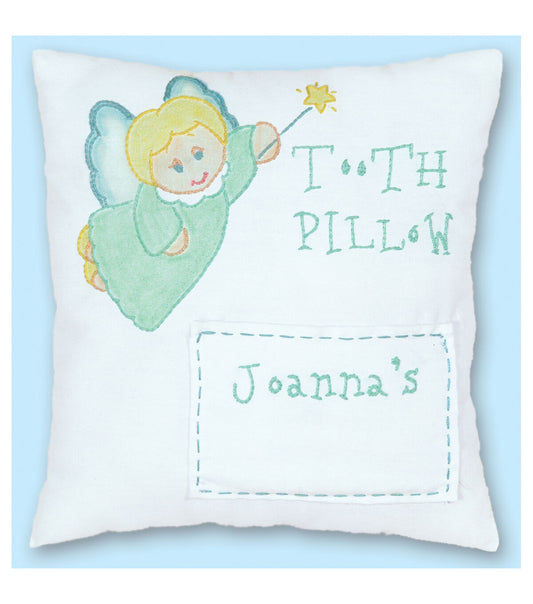 Jack Dempsey 8 Tooth Fairy Stamped Pillow Cover