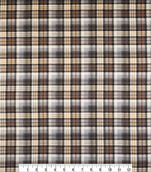 Multi Plaid Super Snuggle Flannel Fabric