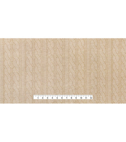 Knit Cream 108 Wide Flannel Fabric