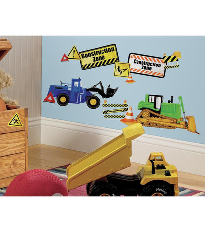 RoomMates Wall Decals Construction Trucks