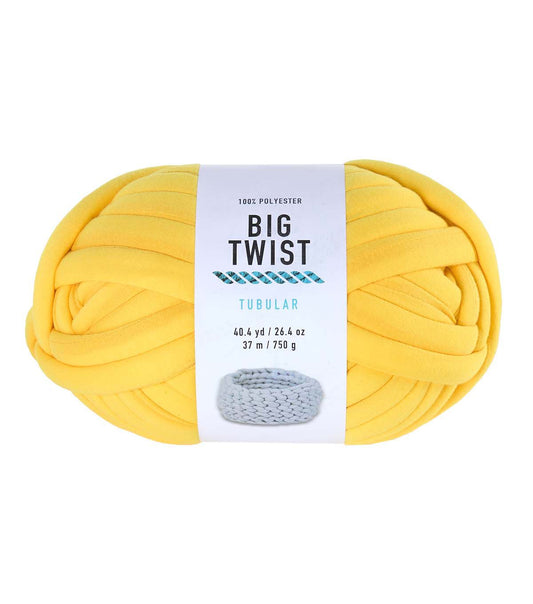 Tubular 40.5yds Jumbo Polyester Yarn Specialty by Big Twist