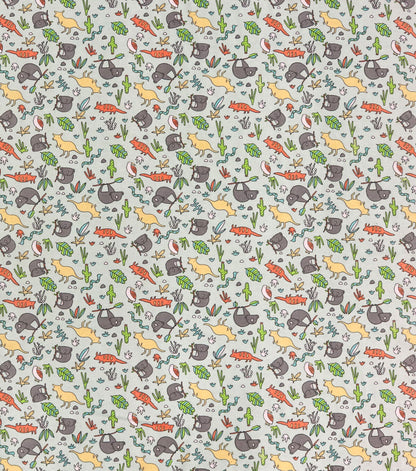 Australian Animals Super Snuggle Flannel Fabric