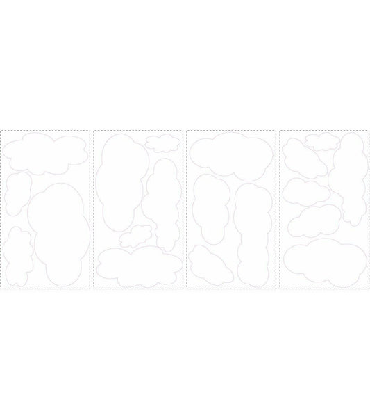 RoomMates Clouds Peel And Stick Wall Decals