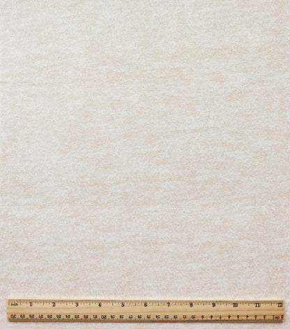 White Heathered Luxe Flannel Fabric
