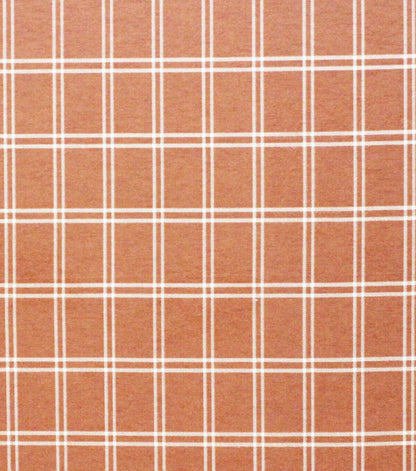 Super Snuggle Rust Plaid Flannel Fabric