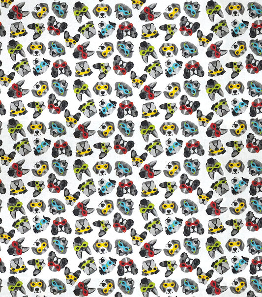 Super Hero Dogs Super Snuggle Flannel Fabric